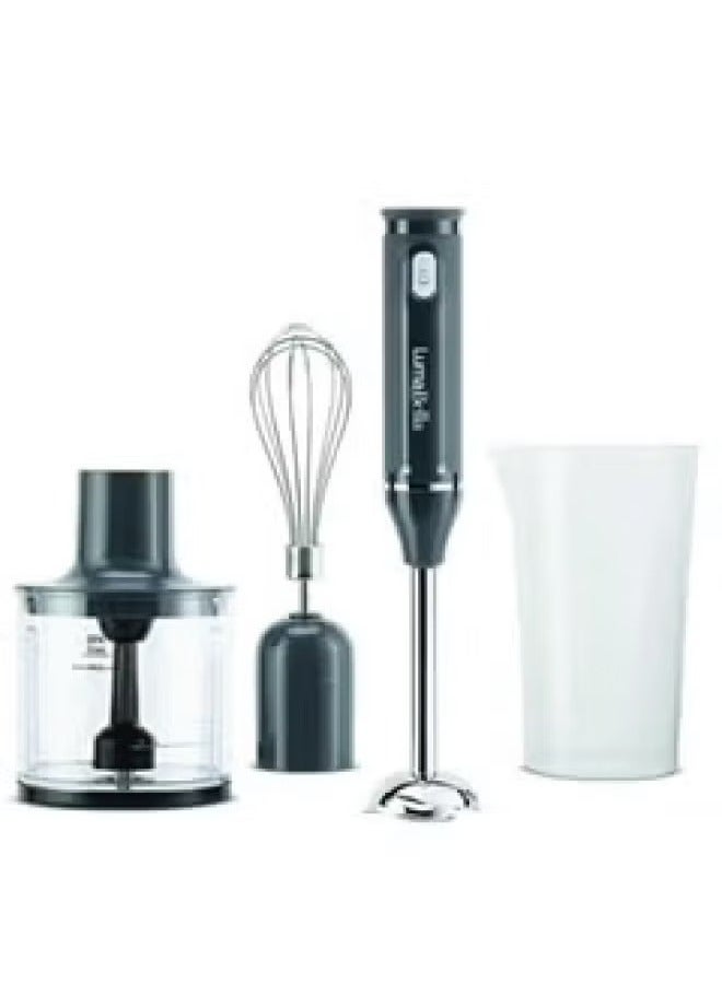 هاند بليندر 1000 وات  اسود ( 4 ف 1 ) هاند + كبة  + وخافق بيض+ كوب 700