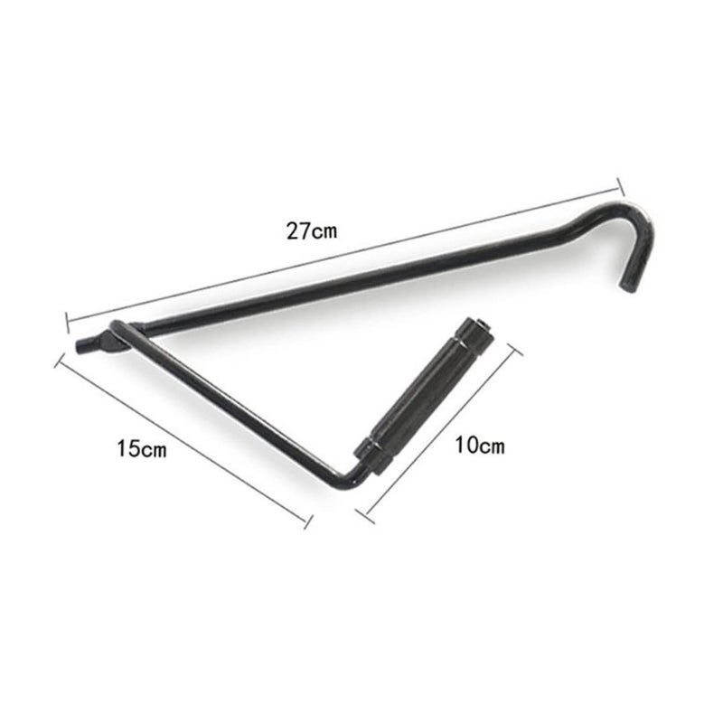 2 Pcs Car Scissor Jack Tool Set with Folding Handle Compact Lightweight for Vehicle Maintenance and Easy Tire Change - Image 4