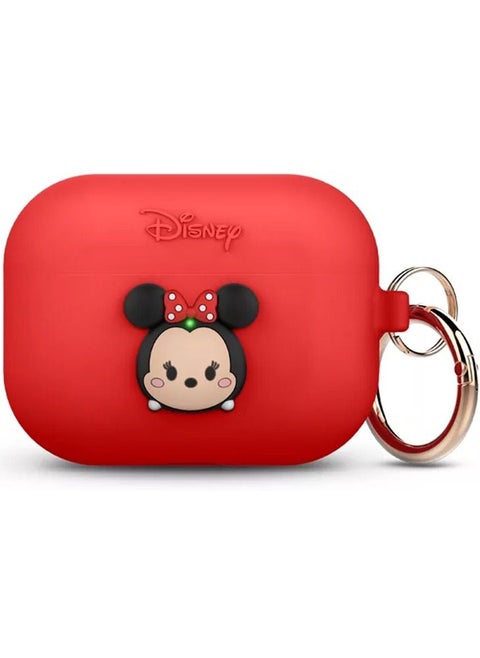 Tsum Tsum Minnie Mouse for AirPods Pro Case Cover 3D Design Limited Edition - Red