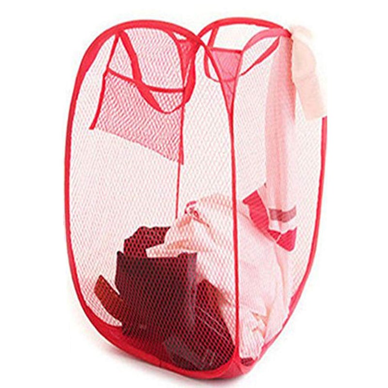 Kuber Industries Nylon Mesh Laundry Basket (CTKTC1478), Multi, Standard - Image 1