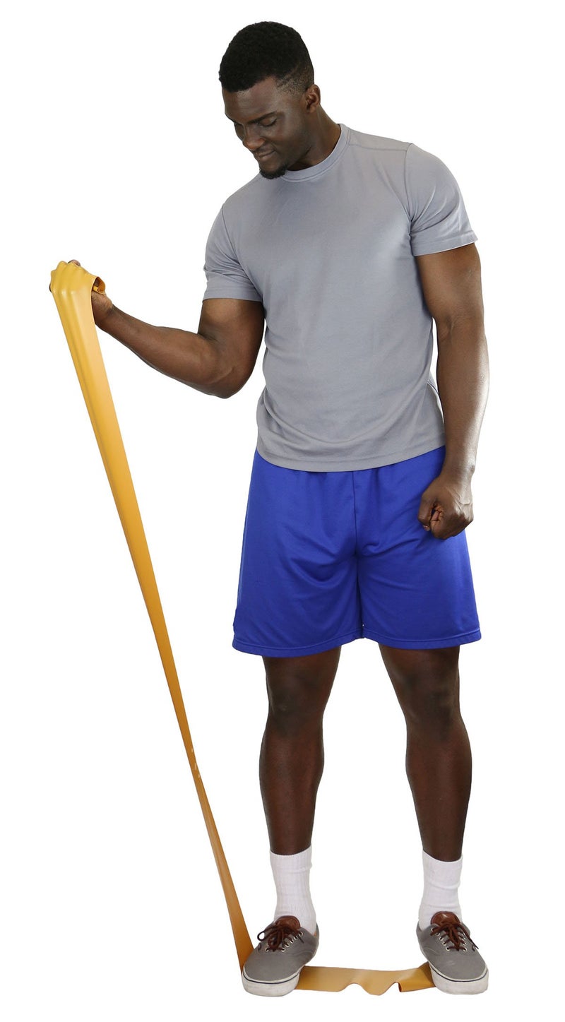 Cando 1211785 Low Powder Exercise Band Roll  6 yd Length  Gold-XXX-Heavy - Image 5