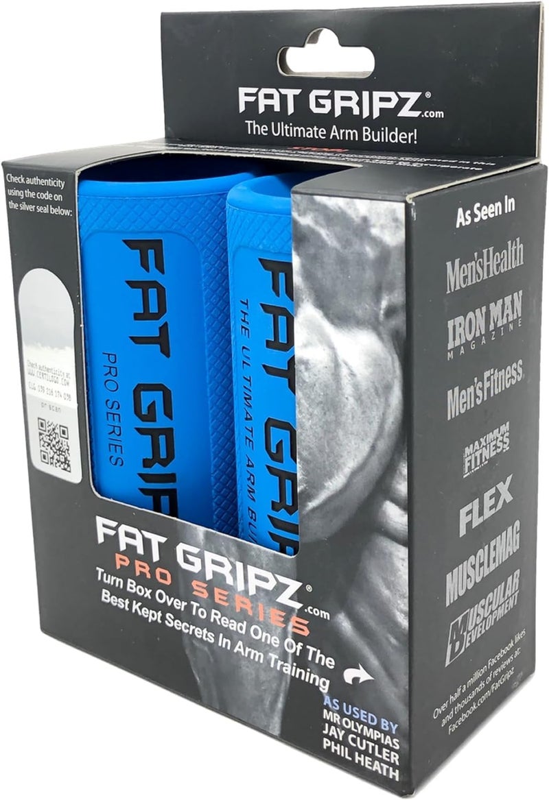 FAT GRIPZ فات غريبز برو - مقبض سميك لزيادة تنشيط ألياف العضلات (فائز بـ 3 جوائز من مجلة Men's Health) - Image 1