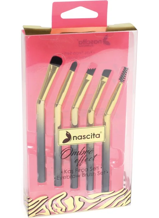 Nascita Ombre Series 5-Piece Eyebrow Brush Set