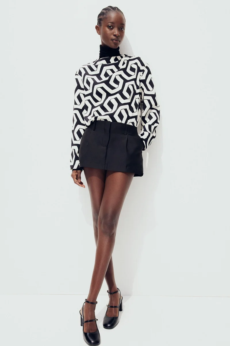 اتش اند ام Twill Blouse