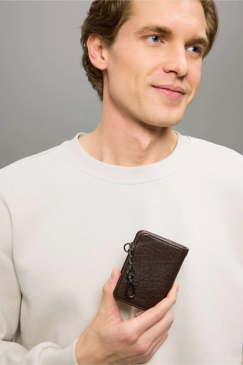 ديفاكتو Man Faux Leather Wallets