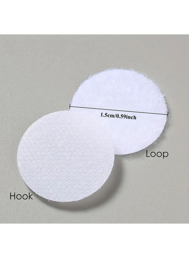 100 قطعة 50 زوجًا من أزرار الفيلكرو ذاتية اللصق لاستخدامات المكاتب والحرف اليدوية والأعمال الفنية - Image 4