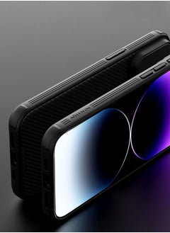 Nillkin iPhone 15 Pro Max Case, Slide Camera Case Design, 360° Full Body Coverage Shockproof Phone Cover, Anti-Fall Anti-Scratch Anti-fingerprint Protective Case for Apple iPhone 15 Pro Max (Black)  - Image 5