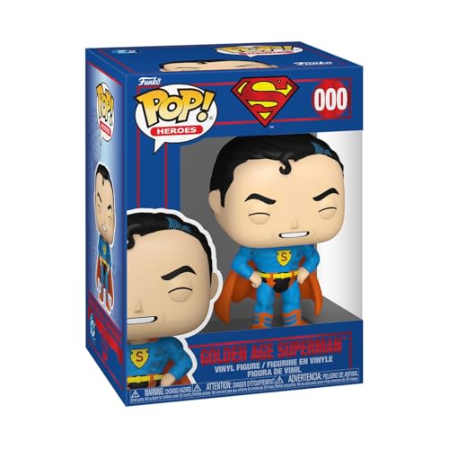 Funko Pop Heroes Shield Through The Ages Golden Age of Superman DC Comics Collectable Vinyl Figure Gift Idea Official Merchandise Toys for Kids Adults DC Comics Fans - Image 1