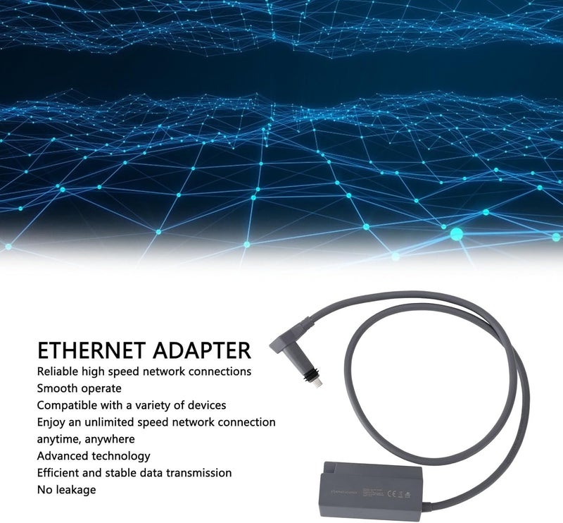 Haofy Ethernet Adapter Rectangle Satellite Internet Powerline for Wired External Network - Image 4