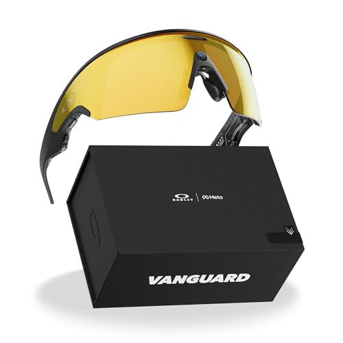 Meta Oakley | Meta Vanguard with Meta AI, Audio, Photo, Video Compatibility - Black, Prizm™ 24K - Image 1