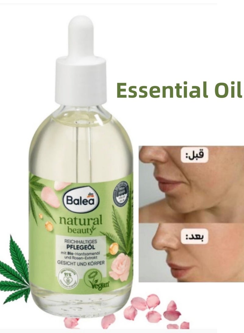 balea Japanese Folin Flower Oil - 100ml Natural Floral Essential Oil, Pure Plant Extract for Aromatherapy & Skincare​ - Image 1