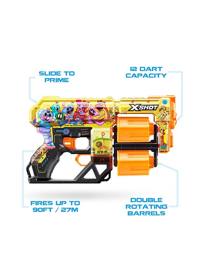 X-Shot Skins Dread 12 Darts Poppy Playtime S1 Playtime Co - Action Aiming Game For Kids, Teen, Adults Boys & Girls, Outdoor Holiday Activities, Gifts For Kids Ages 8+ - Image 4