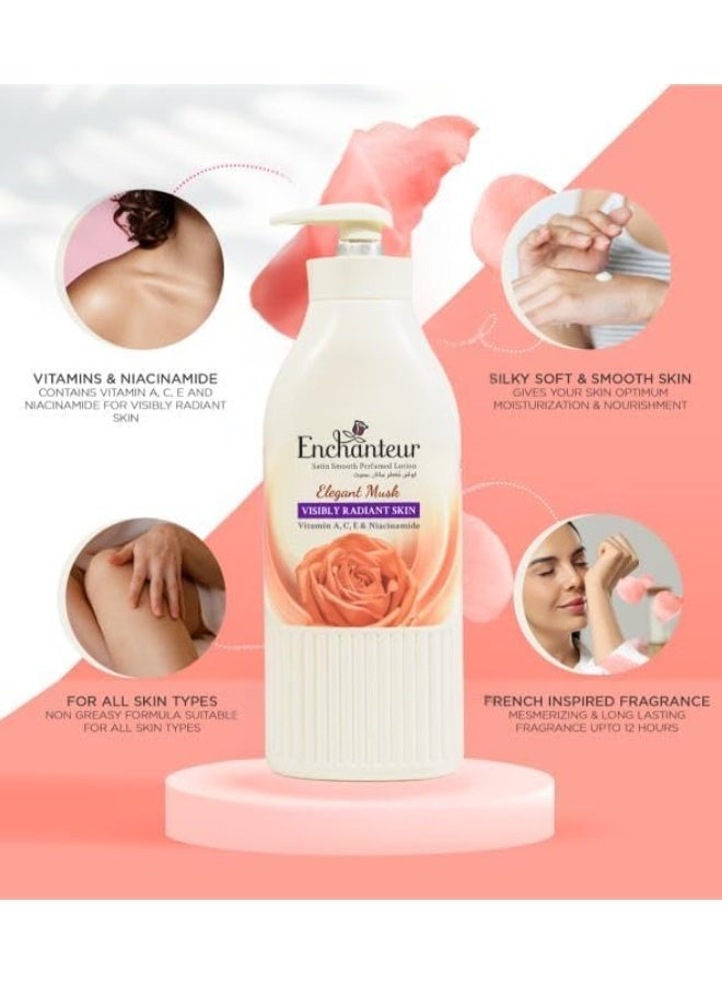 انشانتر لوشن معطر للجسم لبشرة ناعمة متوهجة شفاف 500ملليلتر - Image 4