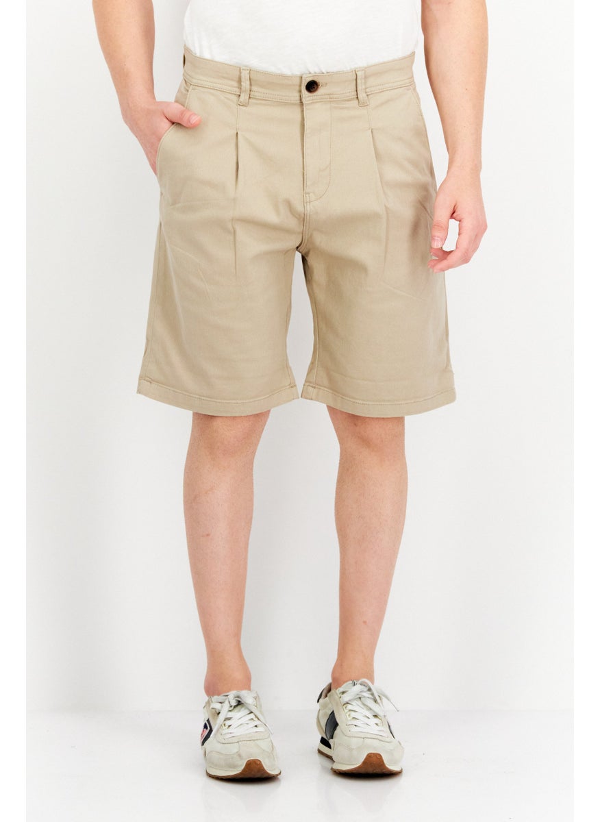 Men Solid Chino Shorts, Beige - pzsku/Z2F60827A8A90CAE8DD9FZ/45/_/1724351071/2cf3b3d4-ebe4-4d38-80a3-7d18dcd431f5