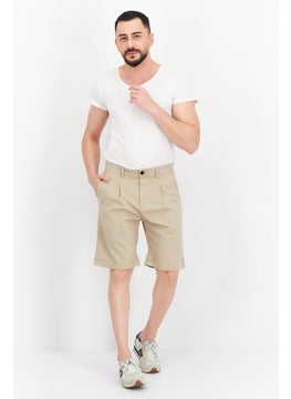 Men Solid Chino Shorts, Beige - pzsku/Z2F60827A8A90CAE8DD9FZ/45/_/1726067184/c6030931-e437-4e4e-96d9-b11f382610ef