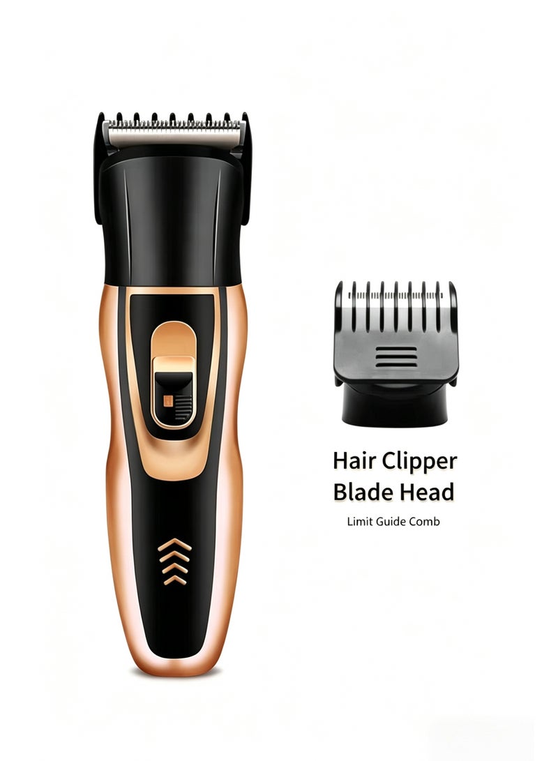 3 In 1 Multifunctional Men Electric Grooming Kit, Rechargeable Reciprocating Shaver, Hair Clipper & Nose Hair Trimmer, Detachable Washable Blade Heads, Complete Accessories For Home Travel Barber Use - Image 2