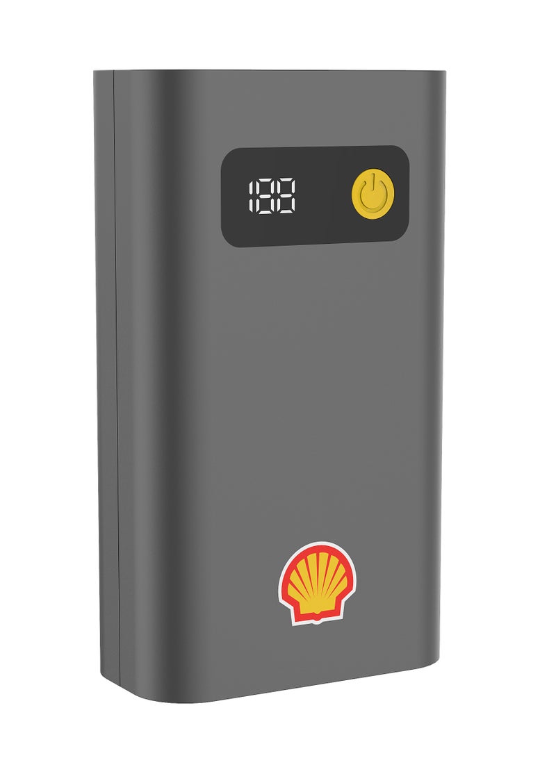 Shell Jump Starter Shell Car Jump Starter & Power Bank, 10,000mAh Current, with LED light, Smart Battery Clamps with LED indicator - Image 2