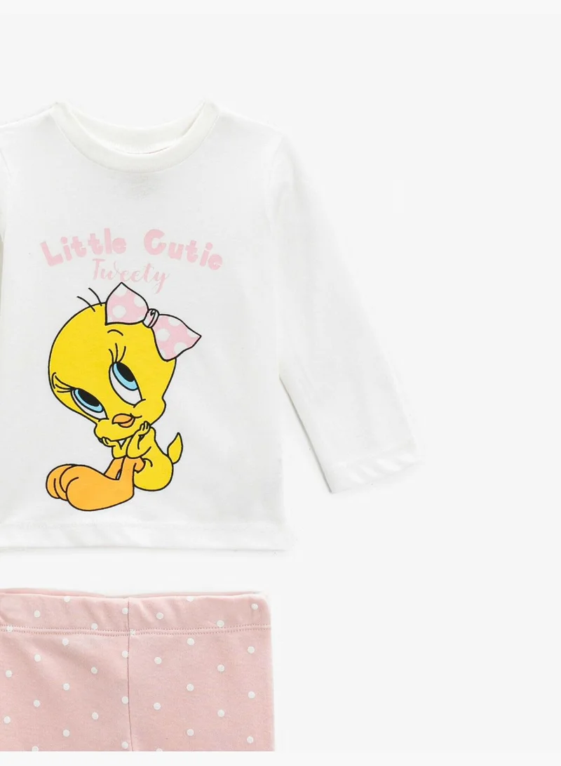 KOTON Tweety Licensed Body Suit Sets