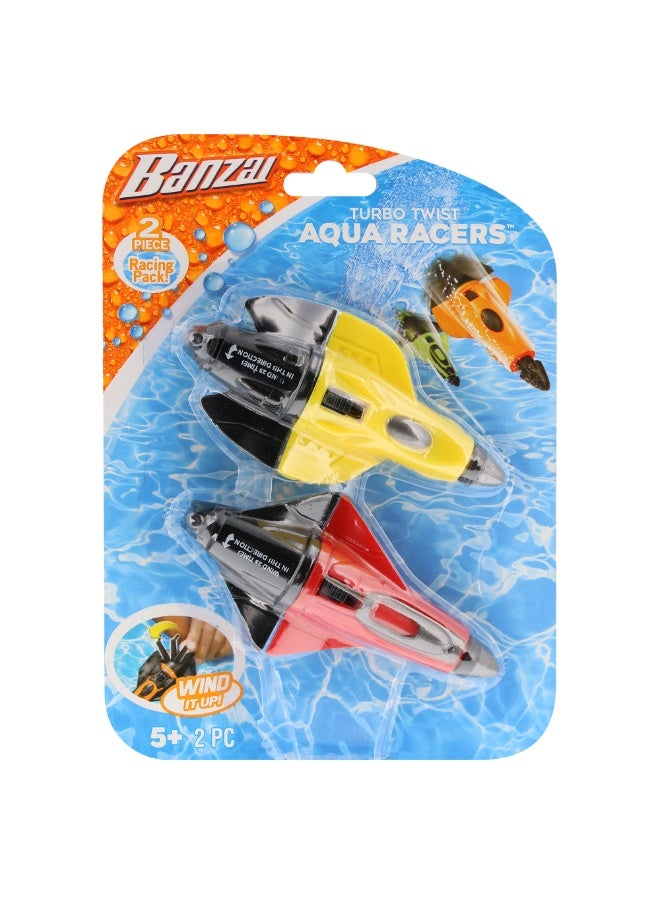 BANZAI TURBO TWIST AQUA RACERS - 2PCS - Image 2