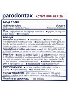 Parodontax Parodontax Active Gum Health Mouthwash, Antiplaque and Antigingivitis Mouthwash, Mint, 3x16.9 Fl Oz  - Image 3