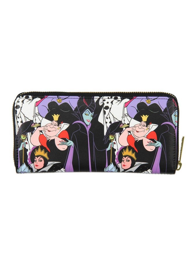 Loungefly Disney Villains Allover Print Zip Around Wallet - Image 3