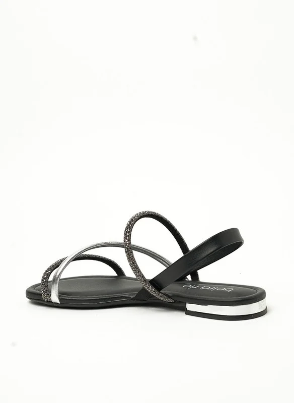 Beira Rio Beira Rio Ladies Sandals With Back Strap Black | Made In Brazil