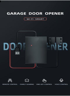 Lezonic Smart Garage Door Control, Wireless Garage Door Opener Remote, TUYA WIFI APP Control, Compatible With Alexa,Google Assistant, Multiple Notification Modes, No Hub Needed，With UK PLUG  - Image 3