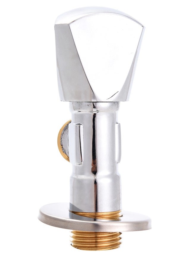 LAWAZIM - Faucet with Brass Angle Valve - Anti-Cossosion Quick Connect 90-Degree Water Shut-Off Valve for Precise Water Flow Control - Ideal for Kitchen, Bathroom, and Under-Sink Plumbing Applications - Image 1