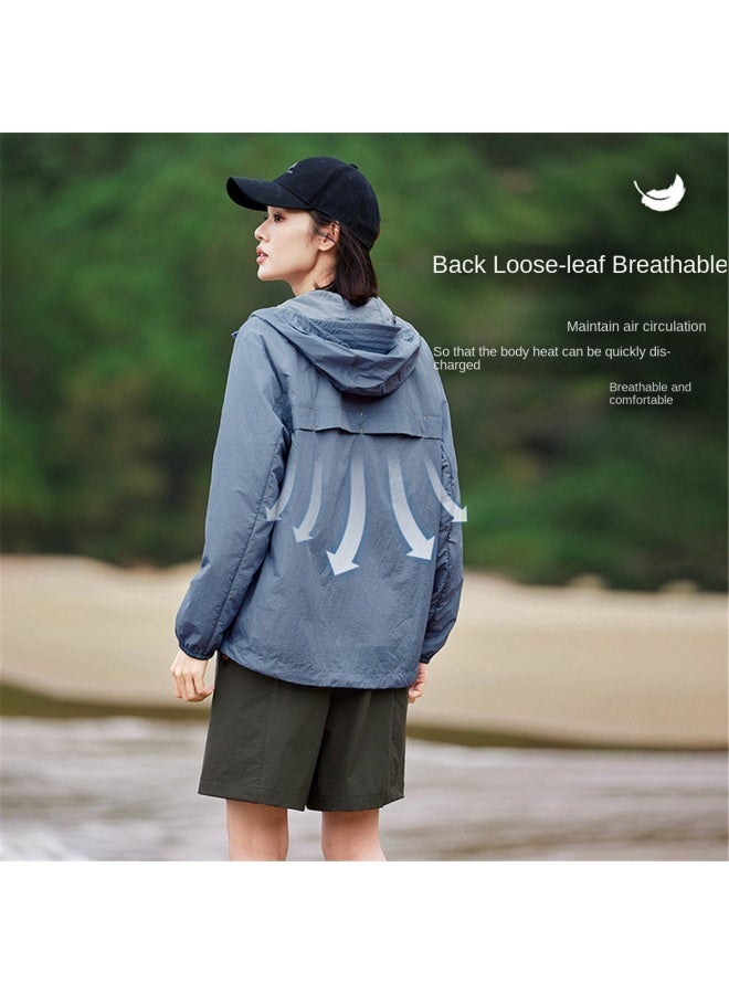 Breathable & Brightening Loose-leaf Design】upf50+ Outdoor Sun Protection Jacket, 2025 Summer Uv-blocking Sunscreen Wear - Image 3
