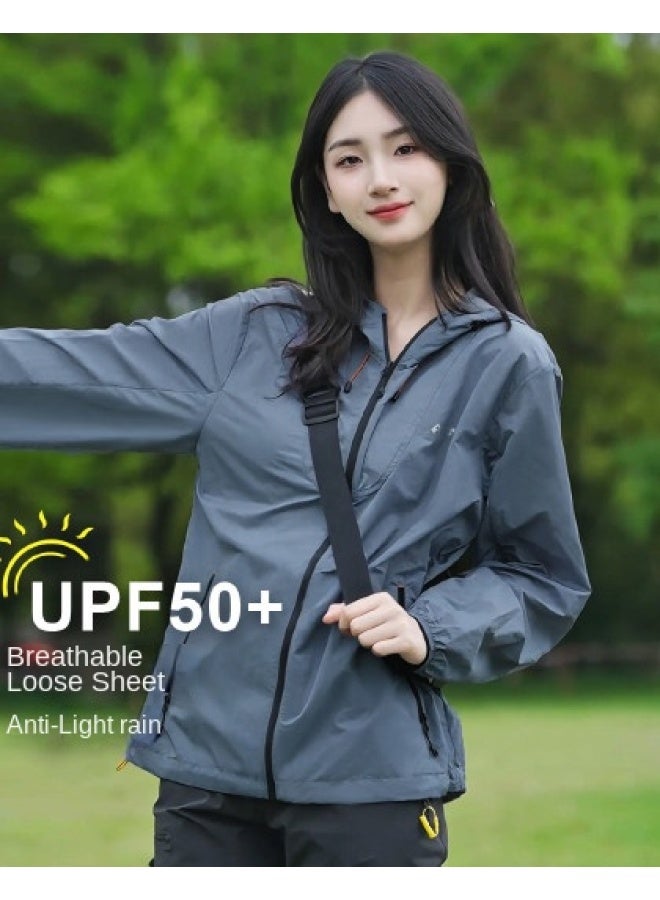 Breathable & Brightening Loose-leaf Design】upf50+ Outdoor Sun Protection Jacket, 2025 Summer Uv-blocking Sunscreen Wear - Image 1