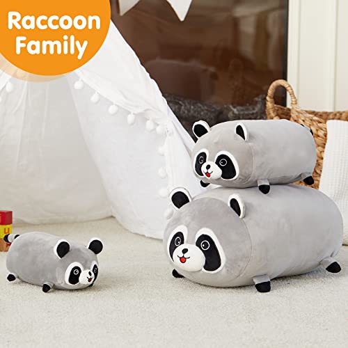 CozyWorld 20 Raccoon Plush Racoon Stuffed Animals Jumbo Plushie Original Giant Squishy Pillow Holiday for Boys and Girls - Image 5