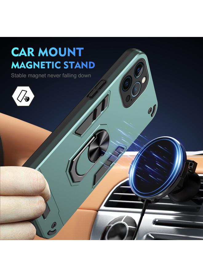 Zaboon Case For iPhone 12 Pro Shockproof Metal Ring Holder Phone Case - Image 2