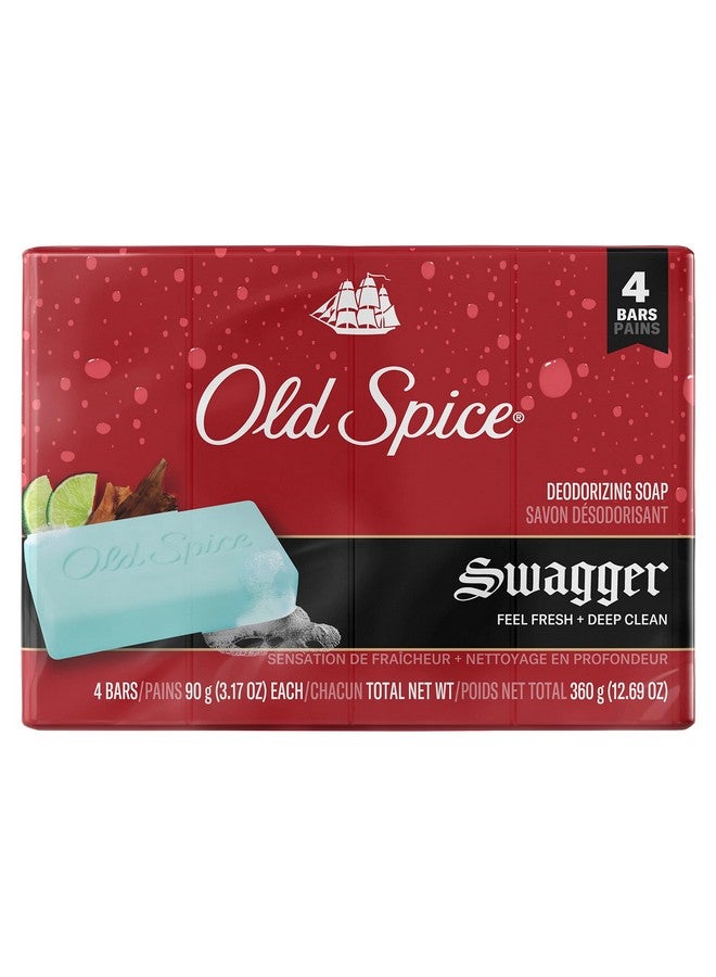 أولد سبايس صابون أولد سبايس بار للرجال، نظافة فائقة، 360 غرام، 4 قطع - Image 1