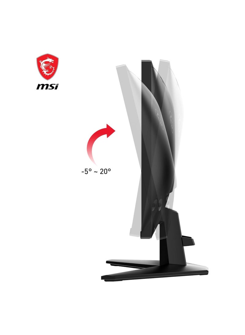شاشة ألعاب G255F مقاس 24.5 بوصة FHD - لوحة IPS سريعة بدقة 1920 × 1080، 180 هرتز / 1 مللي ثانية (GtG)، 99% من مجموعة ألوان sRGB، تقنية Adaptive-Sync - DP 1.2a، HDMI 2.0b CEC