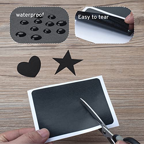 ONUPGO Chalkboard Labels (48 Pack), Reusable Blackboard Stickers, Waterproof Chalkboard Sticker for Jars, Parties Decoration, Craft Rooms, Weddings, Storage, Organize Your Home & Kitchen(4"x3") - Image 4