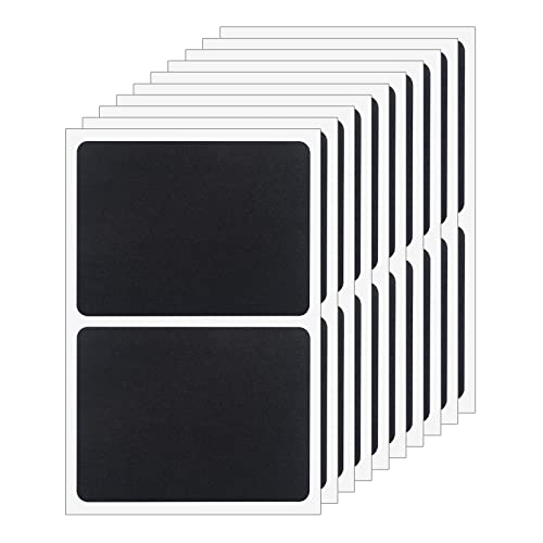 ONUPGO Chalkboard Labels (48 Pack), Reusable Blackboard Stickers, Waterproof Chalkboard Sticker for Jars, Parties Decoration, Craft Rooms, Weddings, Storage, Organize Your Home & Kitchen(4"x3") - Image 2