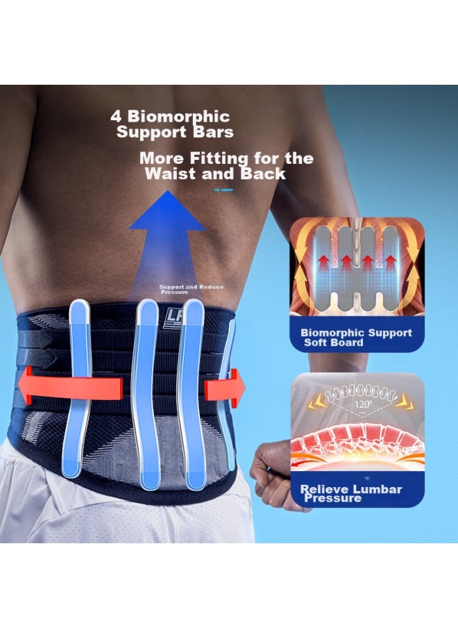 LP Lp Waist Support Belt For Lumbar Disc Herniation, Sports, Fitness, Badminton, Basketball, Waist Trimming, Professional Training, And Running  - Image 5