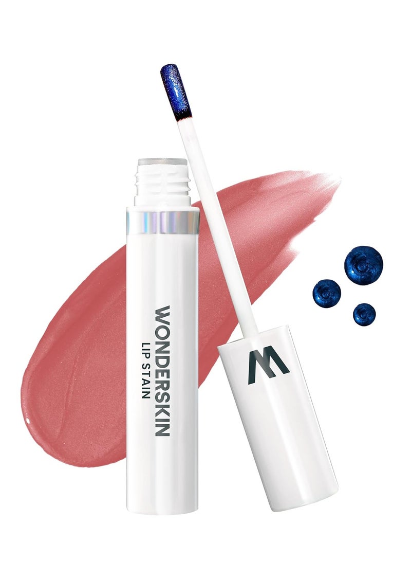 وندر سكين Wonderskin Wonder Blading طوال اليوم بقعة الشفاه تقشير قناع - طويلة الأمد، مقاومة للماء ونقل دليل لون الشفاه العارية، ماتي الانتهاء تقشير بقعة الشفاه - Image 1