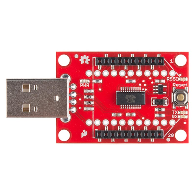 SparkFun XBee Explorer Dongle - Red - Image 4
