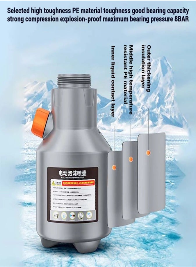 Generic Professional Handheld Electric Car Foam Sprayer, 2L Snow Foam, Suitable for Car Washing Accessories Gardening House Cleaning  - Image 3