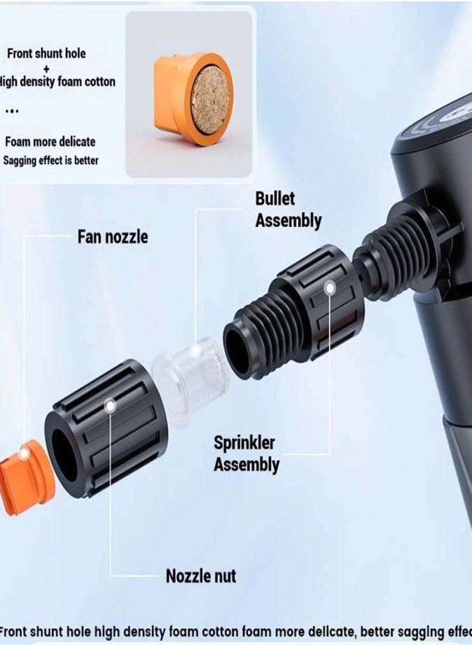 Generic Professional Handheld Electric Car Foam Sprayer, 2L Snow Foam, Suitable for Car Washing Accessories Gardening House Cleaning  - Image 4