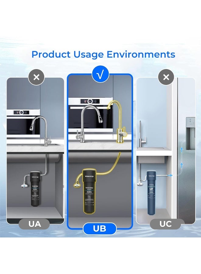 Waterdrop Under Sink Water Filter System Black  - Image 5