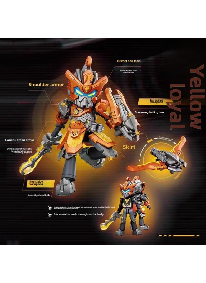 Shengkai Guan Yu Lu Bu Ma Chao Huang Zhong Zhao Yun Fa Phase Sun Wukong Building Blocks Assembled Hand Ornaments Toys Wholesale-Color:85012 Nezha Phase