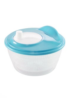 Plastic Salad Mixture, Salad Rotary Vegetable Washer with Bowl-Blue