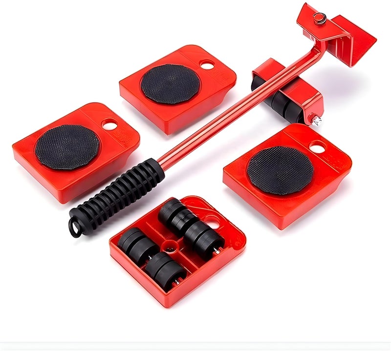 Hardware Moving Kit - 4 Piece Strong Set with Swivel Wheels to Safely Lift and Move Heavy Furniture (1) - Image 1