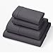 Purple SoftStretch Sheets KingCal King Rayon Blend MoistureWicking Stormy Grey Fits Other Mattresses Stretch for Adaptive Support - Image 2