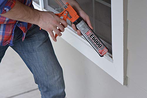 E6000 منتجات متنوعة 232031 10.2 أونصة. لاصق E-6000 متوسط اللزوجة بقوة صناعية، أسود - Image 3