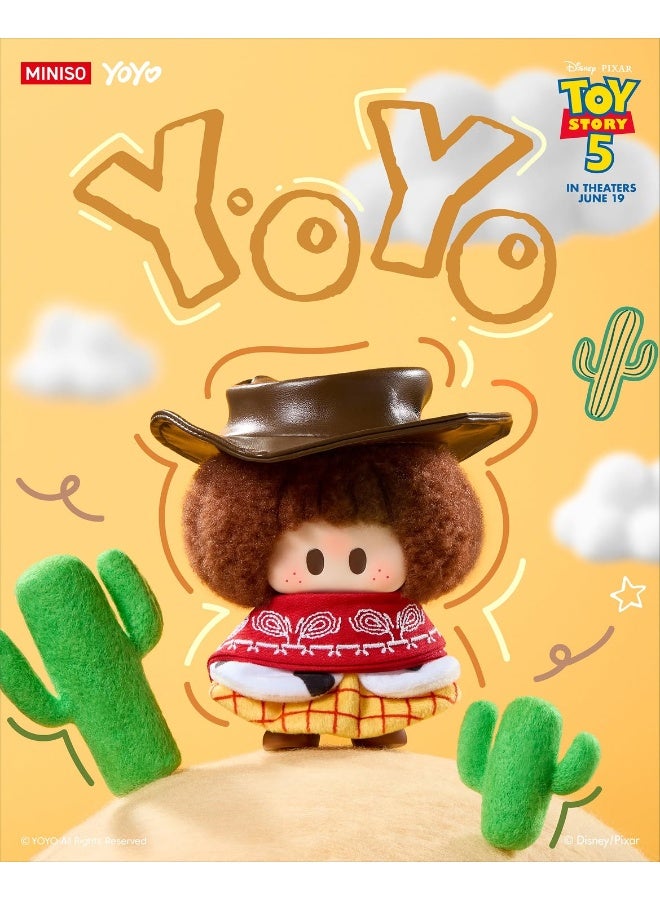 MINISO YOYO x Disney Pixar Toy Story 5 Adorable Together with You Collection Vinyl Plush Pendant Blind Box, Full Display Set of 8 Sealed Mystery Boxes, Character Collectible for Display and Gifting - Image 2