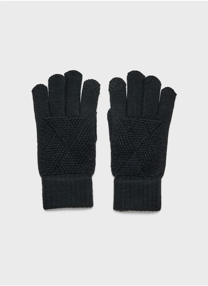 ELLA Knitted  Patterned Winter Glove