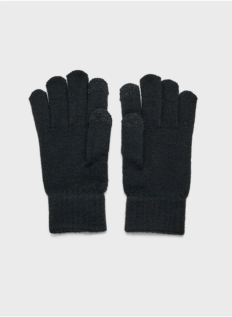 ايلا Knitted  Patterned Winter Glove